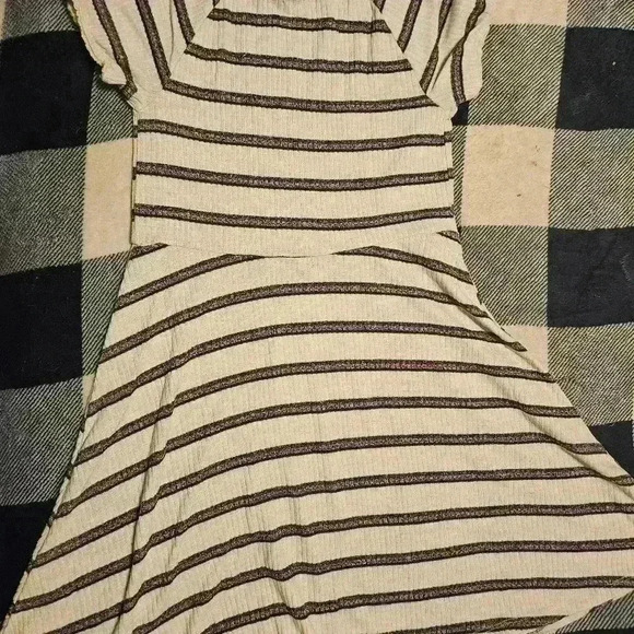 Art Class Girls Cream Multicolored Short Sleeve Dress Size Large 10/12 - Picture 8 of 8